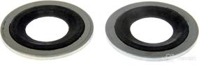 img 4 attached to 🔌 Dorman 097-021 1/2 Metal/Rubber Drain Plug Gasket, M12, So Compatible - 25 Pack