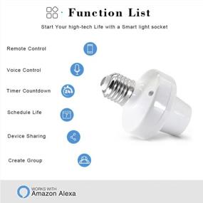 img 2 attached to Convenient Lighting Control: QIACHIP Remote Control Socket Adapter With ZigBee Technology For Alexa, SmartThings And More