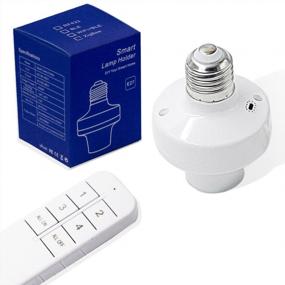 img 4 attached to Convenient Lighting Control: QIACHIP Remote Control Socket Adapter With ZigBee Technology For Alexa, SmartThings And More