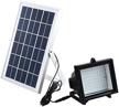 bizlander solar powered bright white led flood light for outdoor use in lawns, gardens, boats, fishing, camping and construction sites with business sign display logo