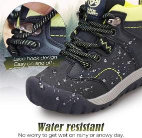 img 2 attached to High-Performance JimmyHY Sneakers: Waterproof Athletic Trekking Boys' Shoes for Outdoor Adventures