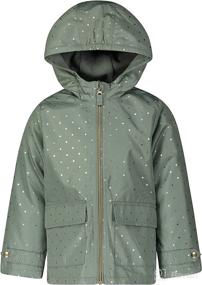 img 3 attached to OshKosh B'Gosh Baby Girls' Midweight Jacket with Warm Fleece Lining - Stylish and Cozy Outerwear for Your Little One