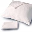 waterproof pillow protectors with zipper - pack of 2, king size (36 x 20 inches) 100% cotton- noiseless encasement covers for pillows - zippered pillowcase protectors from feelathome logo
