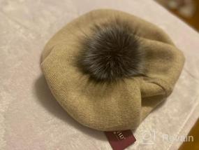 img 8 attached to Stay Fashionable And Cozy With ENJOYFUR'S Women'S Knitted Beret For Autumn And Winter
