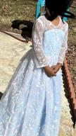 картинка 1 прикреплена к отзыву «Принцесса Бордовая детская одежда: платье с вышивкой для подружки невесты на первом причастии» от Christy Collins