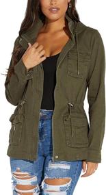 img 4 attached to 👚 SheKiss Military Camouflage XXL Women's Clothing: Lightweight Coats, Jackets & Vests for Fashion-Forward Ladies