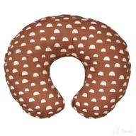 🤱 boppy nursing pillow and positioner - original: comfortable clay pebbles for breastfeeding, bottle feeding, and baby support; includes removable cotton blend cover and awake-time support логотип
