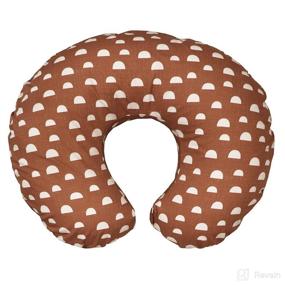 img 4 attached to 🤱 Boppy Nursing Pillow and Positioner - Original: Comfortable Clay Pebbles for Breastfeeding, Bottle Feeding, and Baby Support; Includes Removable Cotton Blend Cover and Awake-Time Support
