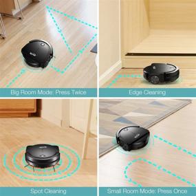 img 3 attached to Housmile Automatic Robot Vacuum Cleaner With Ultra-High Suction, Super Thin Anti-Collision System, Smart Floor Vacuum For Carpet, Pet Hair And Hard Floors