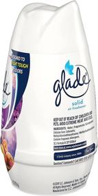 img 1 attached to 🌸 Glade Solid Air Freshener: Lavender & Peach Blossom Deodorizer for Home and Bathroom, 6 Oz, Pack of 1