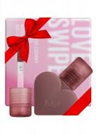 kaja love swipe lip mousse - valentines day gift: buildable, blendable, and moisturizing with a velvet finish in swipe right shade - 0.22 oz logo