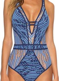 img 1 attached to 👙 Becca Rebecca Virtue Crochet Swimsuit - Women's Clothing, Swimwear, and Cover-Ups