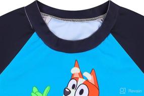 img 3 attached to QAQGood Toddler Swimsuit Cartoon Swimwear