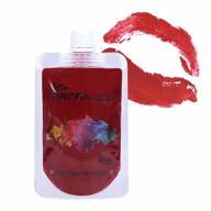 get bold and beautiful lips with paramiss 4 ounce dark red lip gloss liquid pigment - a high-quality cosmetics-grade solution for diy handcrafted lip gloss and lipstick colorant logo