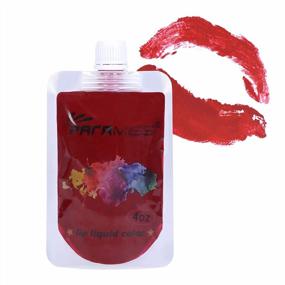 img 4 attached to Get Bold And Beautiful Lips With PARAMISS 4 Ounce Dark Red Lip Gloss Liquid Pigment - A High-Quality Cosmetics-Grade Solution For DIY Handcrafted Lip Gloss And Lipstick Colorant