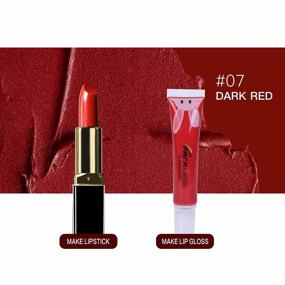 img 2 attached to Get Bold And Beautiful Lips With PARAMISS 4 Ounce Dark Red Lip Gloss Liquid Pigment - A High-Quality Cosmetics-Grade Solution For DIY Handcrafted Lip Gloss And Lipstick Colorant