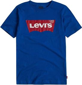 img 3 attached to Levis Classic Batwing T Shirt White Boys' Clothing : Tops, Tees & Shirts