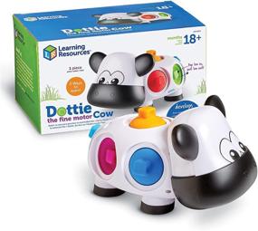 img 4 attached to 🐮 Dottie the Fine Motor Cow - 1 Piece, Toddler Educational Toy for Developing Fine Motor Skills, Ages 18+ months, Preschool Learning Resources, Fine Motor Skills Toys for Kids