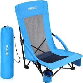 img 4 attached to Get Comfortable And Relaxed On The Beach Or Camping With G4Free Sling Chair - Heavy Duty, Portable And Reclining!