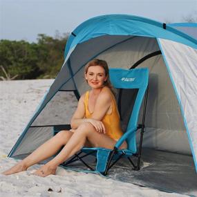 img 3 attached to Get Comfortable And Relaxed On The Beach Or Camping With G4Free Sling Chair - Heavy Duty, Portable And Reclining!
