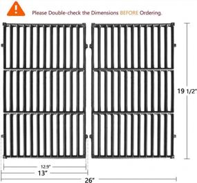 img 2 attached to Upgrade Your Weber Genesis Grill With Hongso Grill Grates, Flavorizer Bars And Burner Tubes