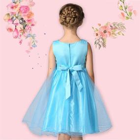 img 1 attached to Affordable FISHER Flower Wedding Sequins Girls' 👗 Clothing available at Dresses - Limited Time Offer!