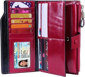 img 3 attached to Itslife RFID Blocking Capacity Genuine Women's Handbags & Wallets : Wallets