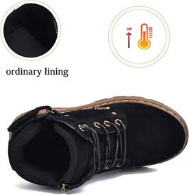 img 3 attached to 👞 JACKSHIBO Winter Leather Toddler Boys' Shoes - Outdoor Boots