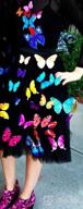 img 1 attached to 3D Colorful Butterfly Wall Stickers DIY Art Decor Crafts For Party Cosplay Wedding Offices Bedroom Room Magnets Glue SmartWallStation 84 PCS Set review by Tony Jockheck