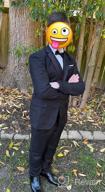 img 1 attached to Elegant Tuxedo Blazer Bowtie Set for Boys' Formal Wedding Attire review by Jessie Duhon