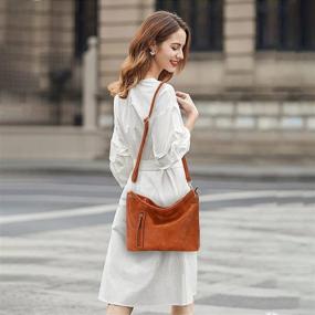 img 3 attached to 👜 Stylish JOSEKO Leather Handbags: Versatile Crossbody Shoulder Bags for Women - Includes Wallets & Hobo Designs