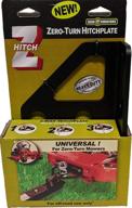 🚜 universal fit zero-turn 3-way hitch plate - ball hitch, pin hitch hole, dual tow loops - ideal for lawn mowers, atv, boat, golf carts & more logo