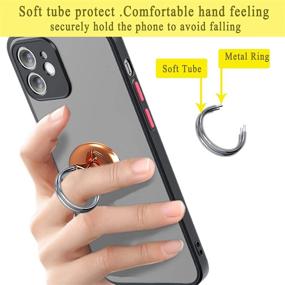 img 3 attached to 📱 Phone Ring Holder Finger Kickstand ULVMYRING[4 in 1]: Enhance Your Phone Experience with a Multipurpose Holder and Mount – 2Pack Rose Gold