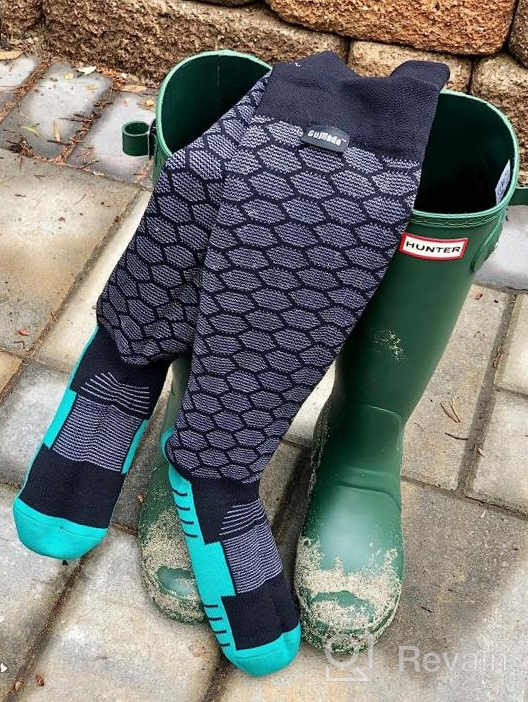 img 1 attached to Men Women Waterproof Knee High Hiking Kayaking Socks 1 Pair - SuMade review by Brandon Patterson