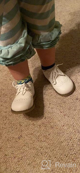 img 1 attached to 👞 Moceen Lace Up Comfort Uniform Boys' Shoes: Classic Oxfords for Enhancing Comfort and Style review by Eli Saumell