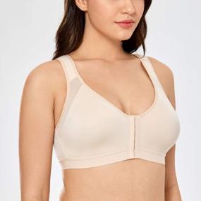 img 3 attached to Revolutionize Your Comfort With DELIMIRA'S Full Coverage Posture Bra - Front Closure And Wire-Free!