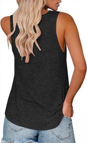 img 1 attached to Stylish And Comfortable Saukole Women'S Yoga Tank Tops With Loose Fit And Cute Print For Running And Exercise