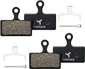 img 4 attached to 2 Pairs Brake Pads For Shimano XT, XTR, SLX, Deore & Alfine - Resin/Semi-Metallic/Sintered Metal