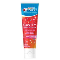 crest bubblegum toothpaste for enhanced oral care and protection logo
