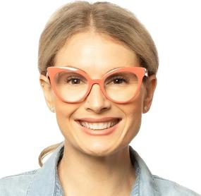 img 3 attached to 2SeeLife Women's Oversized Cat Eye Reading Glasses