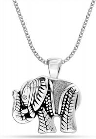 img 4 attached to Get Lucky With LeCalla'S Sterling Silver Animal Jewelry Set For Women