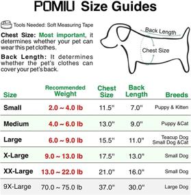 img 3 attached to Cozy Flannel Dog Coat: Winter Pet Jacket for Small-Medium Dogs & Cats - Warmth & Style in Sky Blue + Dark Blue