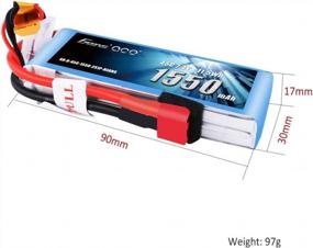 img 2 attached to High-Performance Gens Ace LiPo Battery Pack - 2S 7.4V, 1550MAh, 45C For RC Planes, FPV Cars, Boats, Trucks, Helis, And Airplanes, With Deans Plug