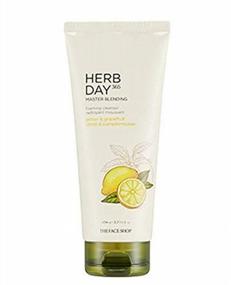 img 1 attached to The Face Shop Herb Day 365 Master Blending Cleansing Foam Lemon & Grapefruit Dead Cells & Makeup Residues Removal With Refreshing Sensation Skin Residues Removal & Naturally Derived, 5.7 Fl Oz