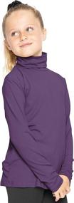 img 3 attached to Stretch Comfort Sleeve Turtleneck XX Large Girls' Clothing : Active