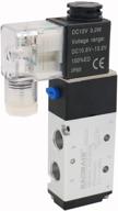 baomain 4v210-08 dc 12v pneumatic air control solenoid valve - internally piloted, single electrical control, 5 way 2 position pt1/4 logo