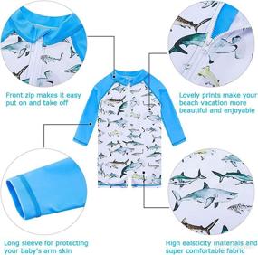 img 2 attached to TUPOMAS Mermaid Swimsuits Swimwear Bathing Apparel & Accessories Baby Boys