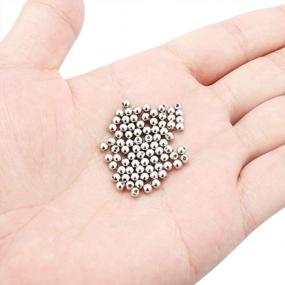 img 1 attached to 316L Surgical Steel Piercing Barbell Parts Set - 80PCS Of Replacement Balls And Spikes In 20G And 16G, 3-5MM Sizes, Externally Threaded, Ideal For Body Jewelry Accessories