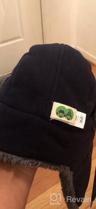 img 1 attached to 🧢 Warm and Cozy: Home Prefer Toddler Boys Winter Hat with Long Earflaps review by Derek Faseworld