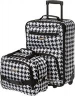набор чемоданов rockland fashion softside upright, kensington, 2 предмета (14/19) логотип